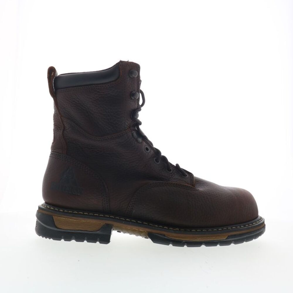 Rocky Mens Steel Toe Waterproof Brown Boots (NWT)